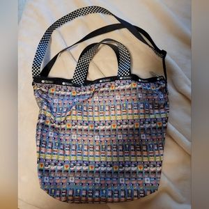 Lesportsac Zippered Tote Bag - Toomorrow Print